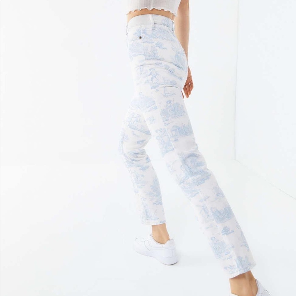 Toile de Jouy Skinny Jeans